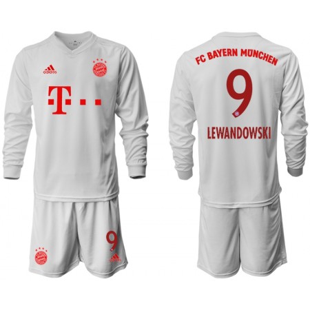 Fußballtrikots FC Bayern München Robert Lewandowski 9 Kinder 2020-2021 Langarm Auswärts-trikot kaufen